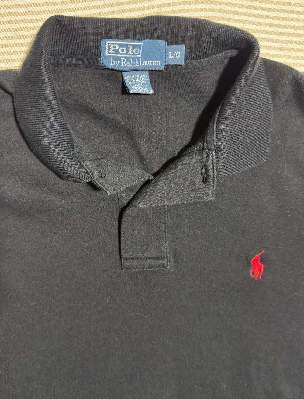 Polo By Ralph Lauren Polo Shirt Size L Black BNWOT